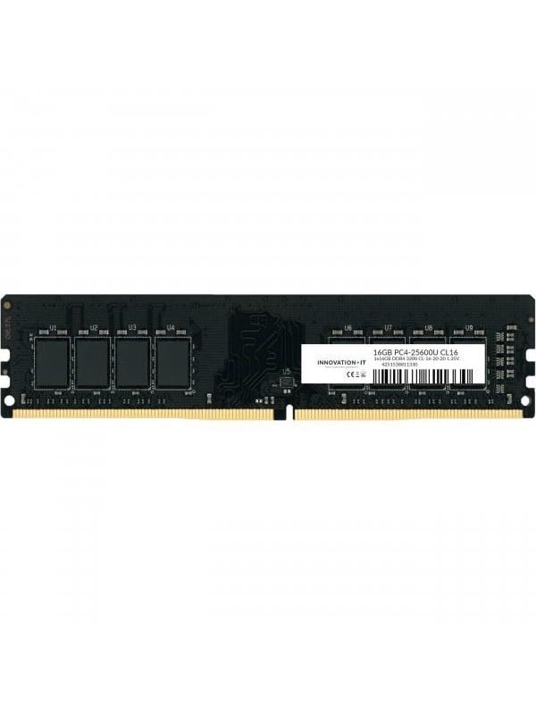 Innovation IT DDR4-3200 - 16GB - CL16 - Single Channel (1 pcs) - Svart
