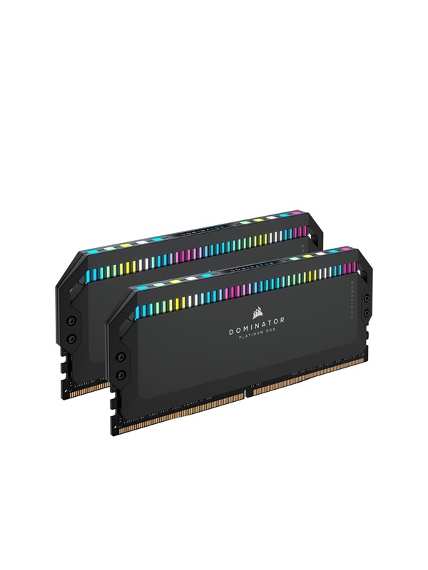 Corsair Dominator Platinum Rgb Ddr5 6000 32gb Cl30 Dual Channel 2 Pcs Amd Expo & Intel Xmp Svart Med Rgb