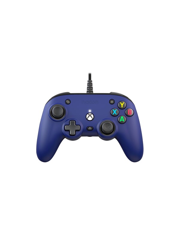 Nacon Official Wired Pro Compact Controller Blue Wired Controller Microsoft Xbox One