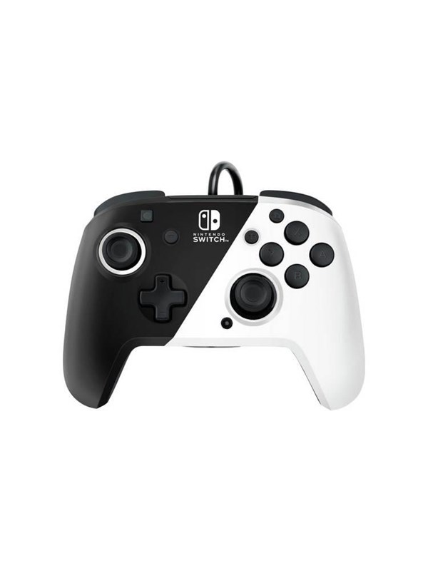 PDP Nintendo Switch Faceoff Deluxe Controller + Audio Wired - Black & White - Wired Tillbehör till spelkonsol - Nintendo Switch