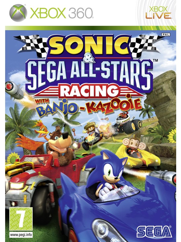 Sonic & Sega All Stars Racing Microsoft Xbox 360 Racing
