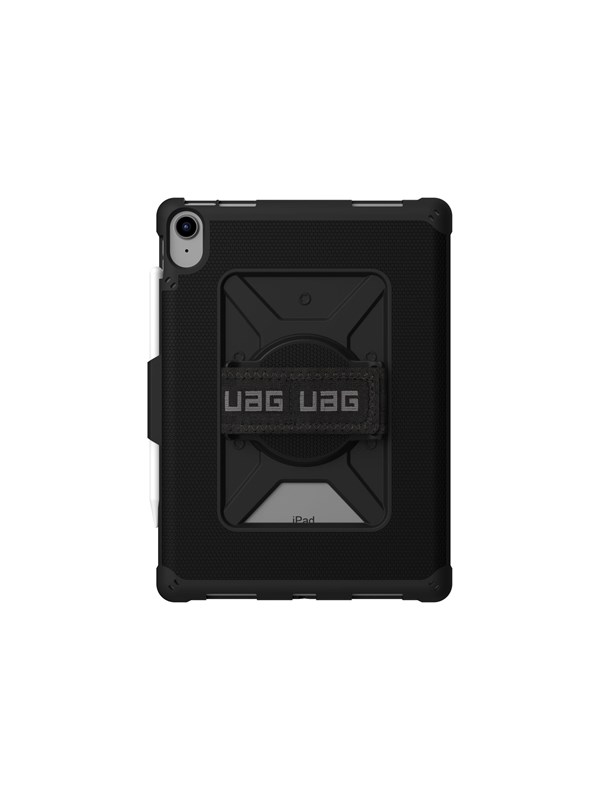 UAG Metropolis Series Rugged Case for iPad 10.9 (10th Gen 2022) - Metropolis w Handstrap Black