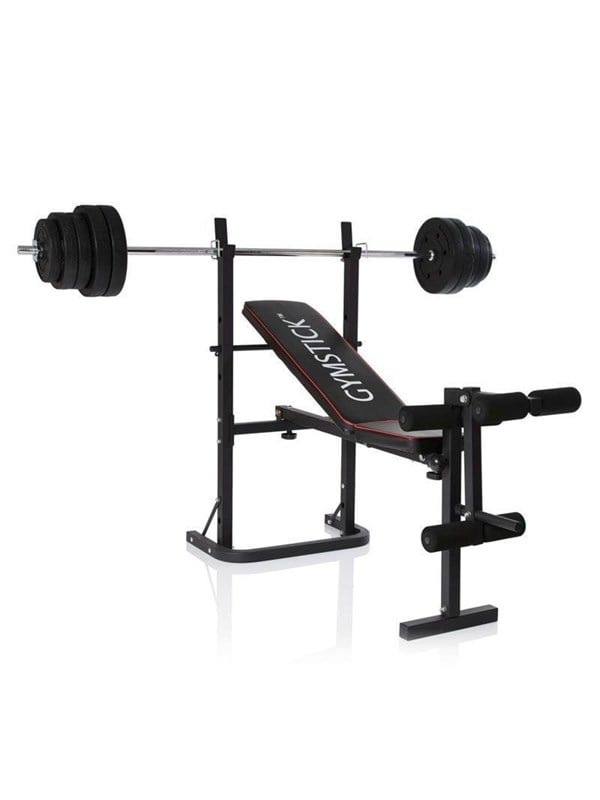 Gymstick Weight Bench with 40kg Set