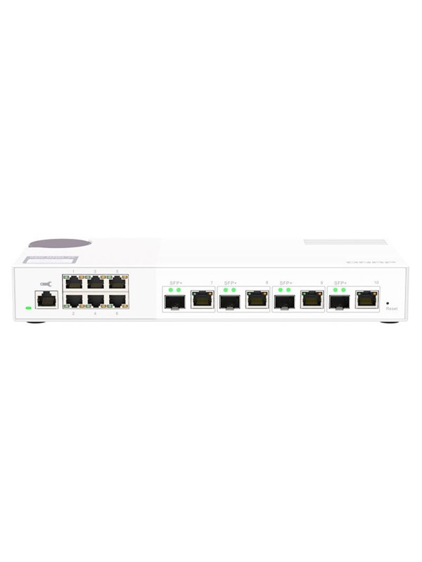 QNAP QSW-M2106-4C 10GbE and 2.5GbE Layer 2 Web Managed Switch for SMB Network Deployment