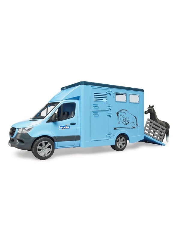Bruder Mercedes-Benz Sprinter Djurtransport med häst leksak