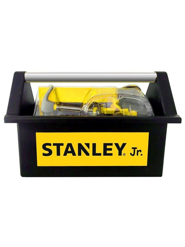 Stanley Open Toolbox + 5 pc Toolset Hammer Screwdriver Philips Screwdriver Flat Square Safety Goggle Open Toolbox