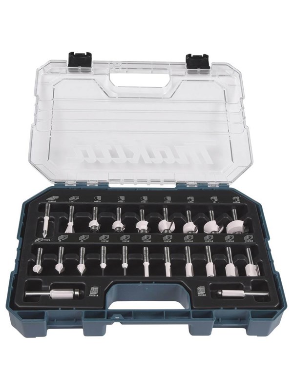 Makita D-74778 Router Bit Set - for wood - 22 pieces