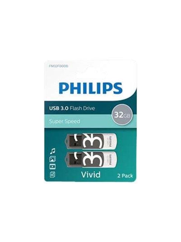 Philips FM32FD00D Vivid Edition 3.0 - USB flash drive - 32 GB - 32GB - USB-minne