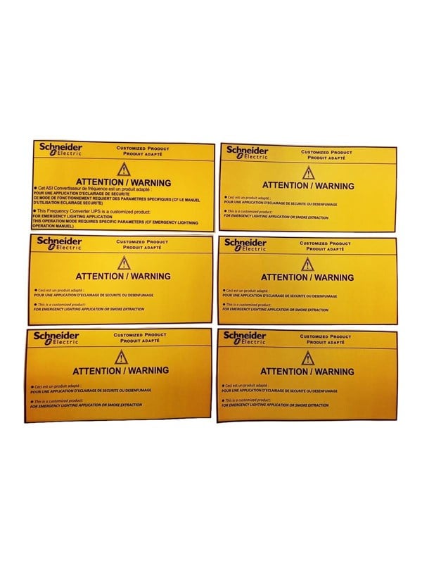APC Schneider Electric Easy UPS - sticker kit