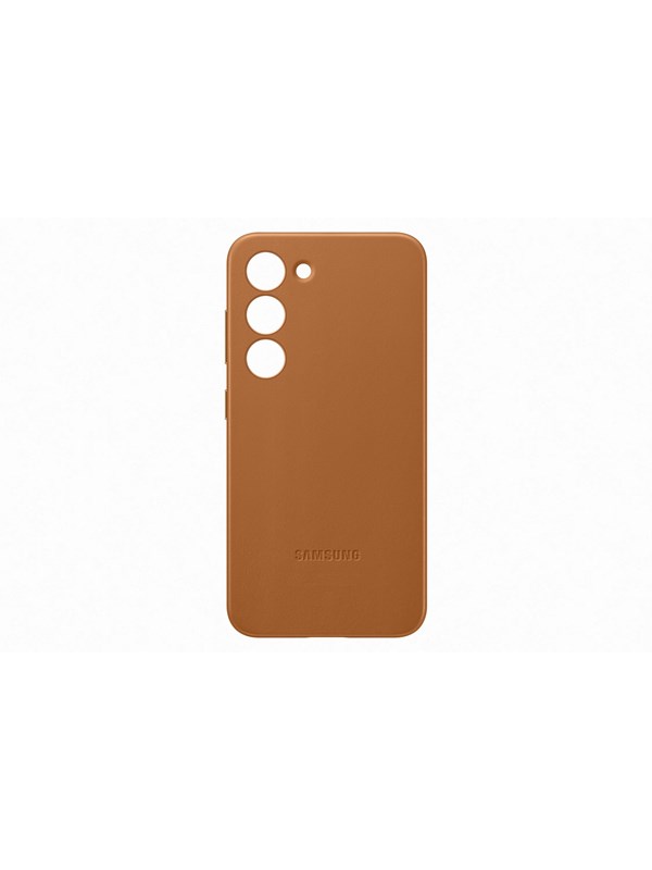 Samsung Galaxy S23 Leather Case Camel