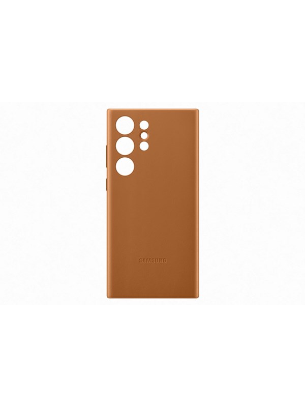 Samsung Galaxy S23 Ultra Leather Case Camel