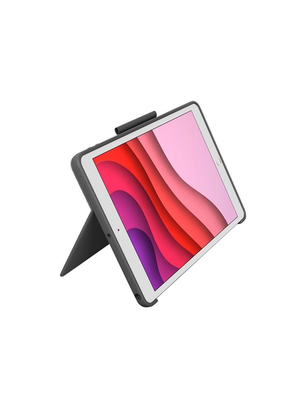 Logitech Combo Touch For Ipad 10.9 " 10th Gen Oxford Grey Uk Tastatur & Folio Set Engelska Storbritannien Grå
