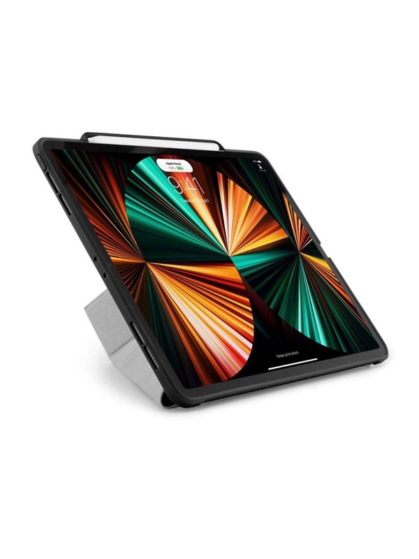 Pipetto iPad Pro 12.9" (2021) Origami No3 Pencil Case - Black