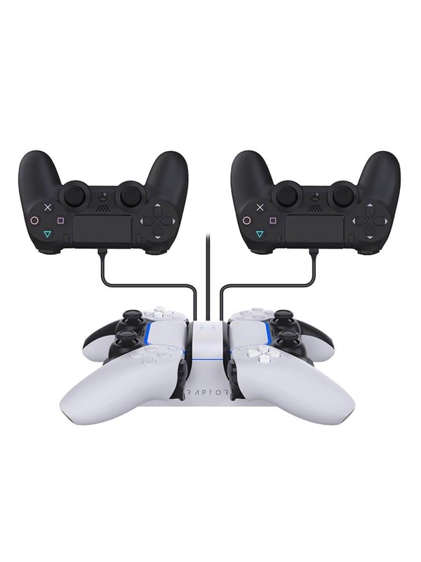 Raptor Gaming Raptor Dual Charging Dock For Controllers Wired Sony Playstation 5