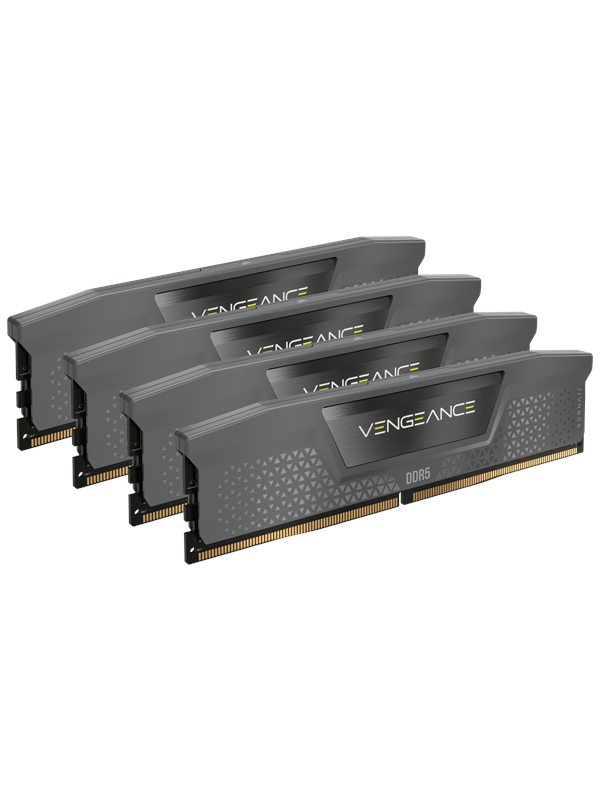 Corsair Vengeance Ddr5 5600 64gb Cl36 Quad Channel 4 Pcs Amd Expo & Intel Xmp Grå