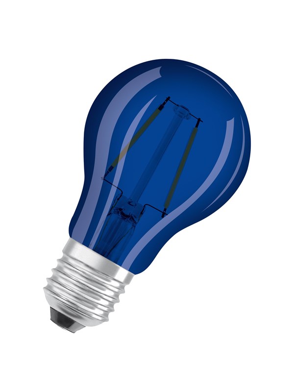 Osram LED-glödlampa Décor Standard 2.5W/190 (4W) Blue E27