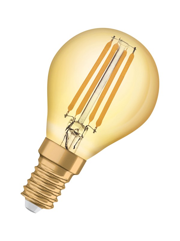 Osram LED-glödlampa Vintage 1906 Candle Filament 4W/824 (35W) Gold E14