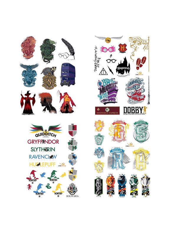 Cinereplicas Harry Potter Stickers Set Of 55 Stickers