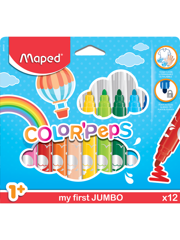 Maped Color'Peps My First Jumbo Felt-pens x12