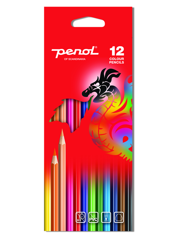 Penol Colour pencils x12