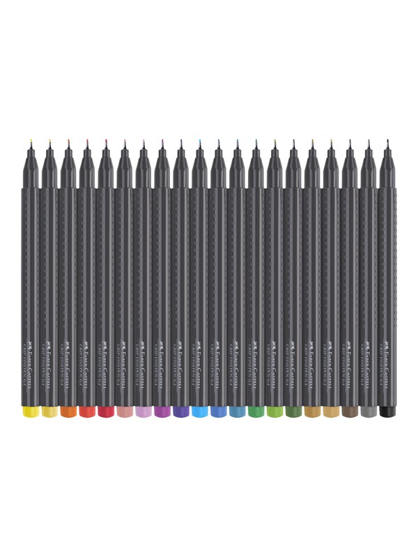 Produktfoto för Faber Castell Faber-Castell GRIP - fineliner - assorted colours (pack of 20)