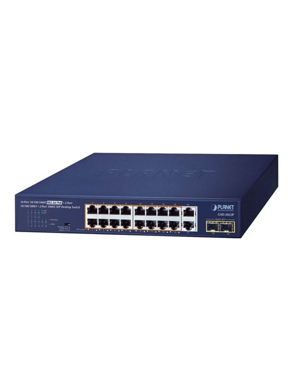 PLANET GSD-2022P - switch - 20 ports - unmanaged