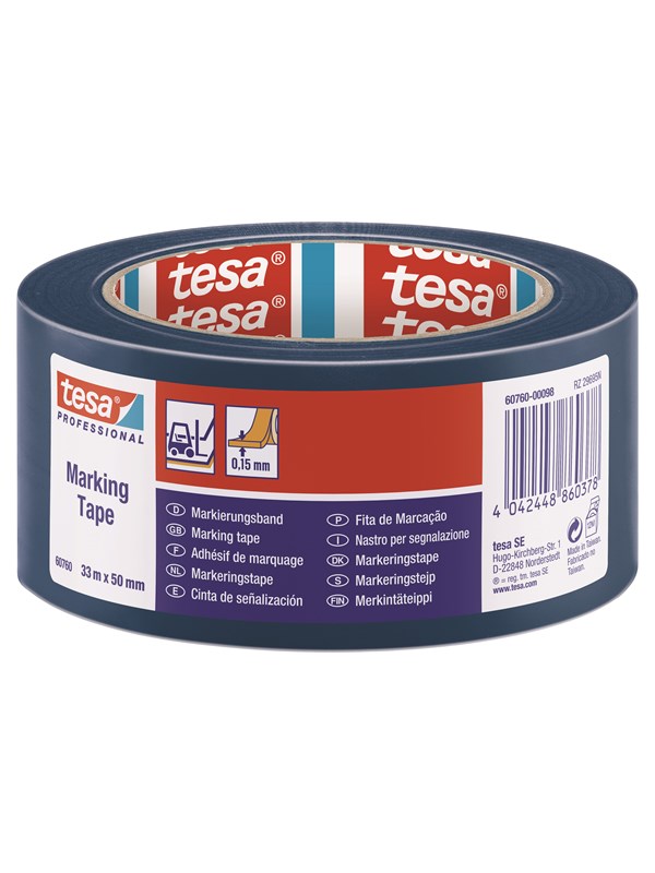 tesa Floor Marking Tape 33m x 50m Blue