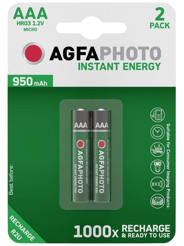 Agfa Photo Direct Energy battery - 2 x AAA - NiMH