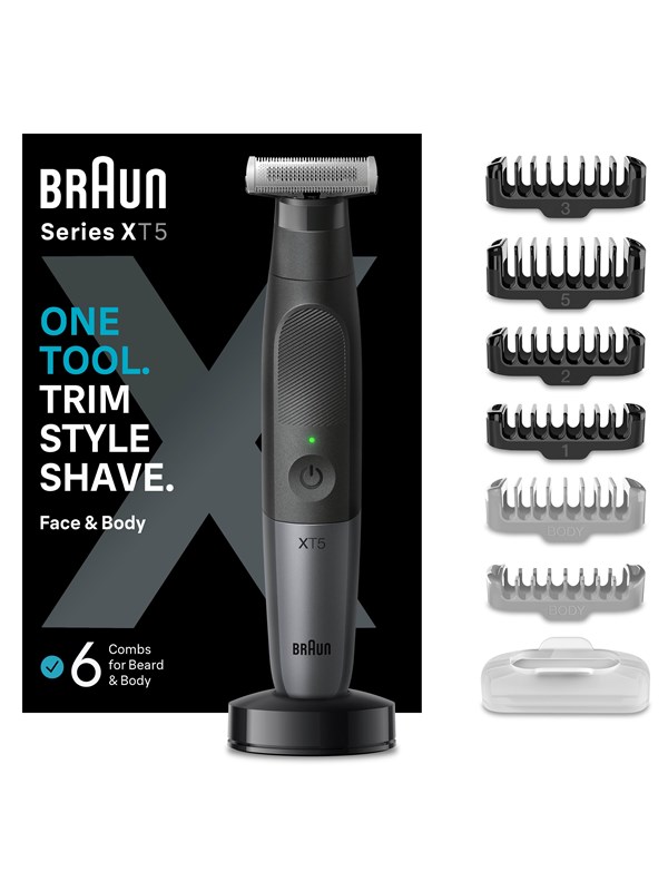 Braun Kroppstrimmer Styler XT5300 Black / Slate Grey