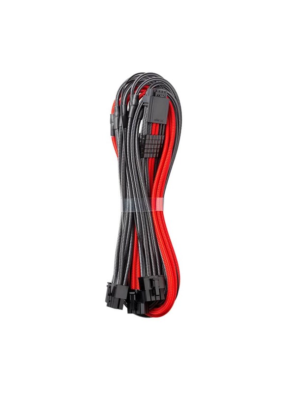Cablemod Rt Series Pro Modmesh 12vhpwr 3x Pci E 60cm Dark Gray And Red