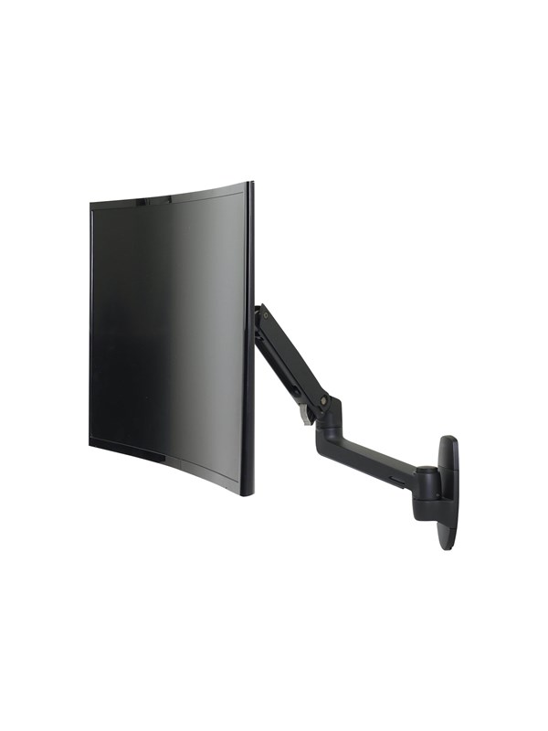 Ergotron LX Wall Monitor Arm - Matte Black