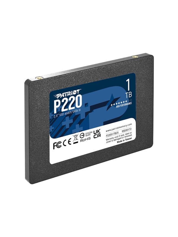 Patriot P220 SSD - 1TB - 2.5" - SATA-600
