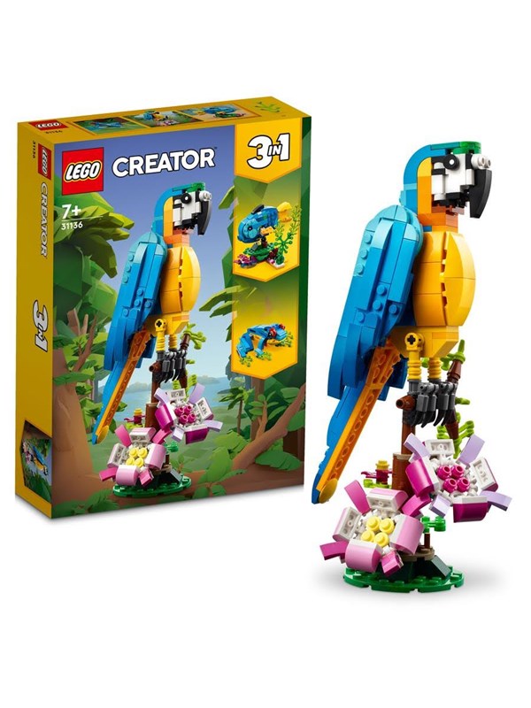 LEGO Creator 31136 Exotisk papegoja
