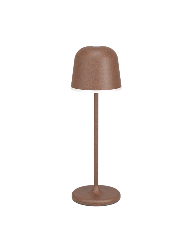 EGLO MANNERA outdoor table lamp rechargeable 3000K rust brown