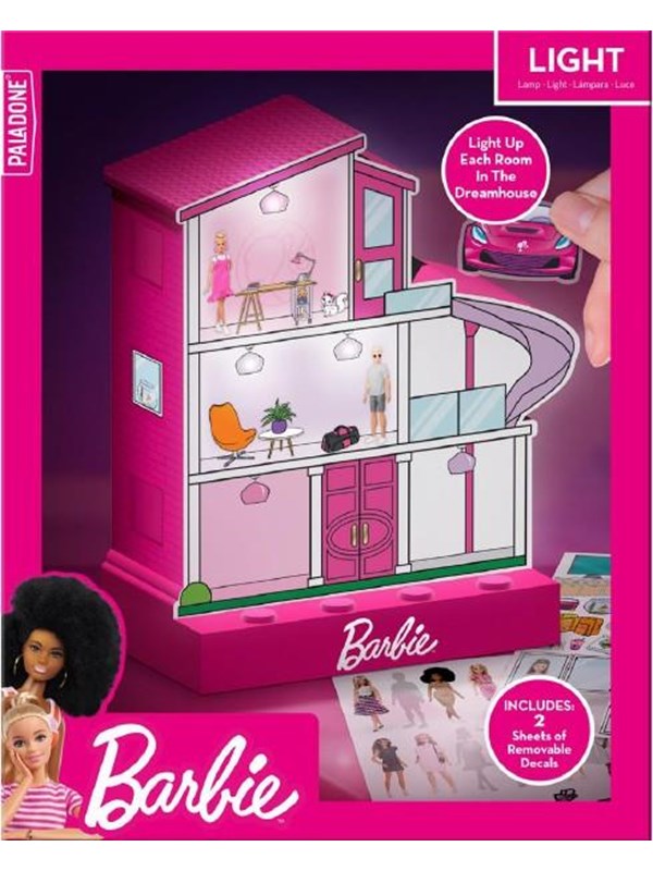 Paladone Barbie Dreamhouse Light W/ Stickers Lampa