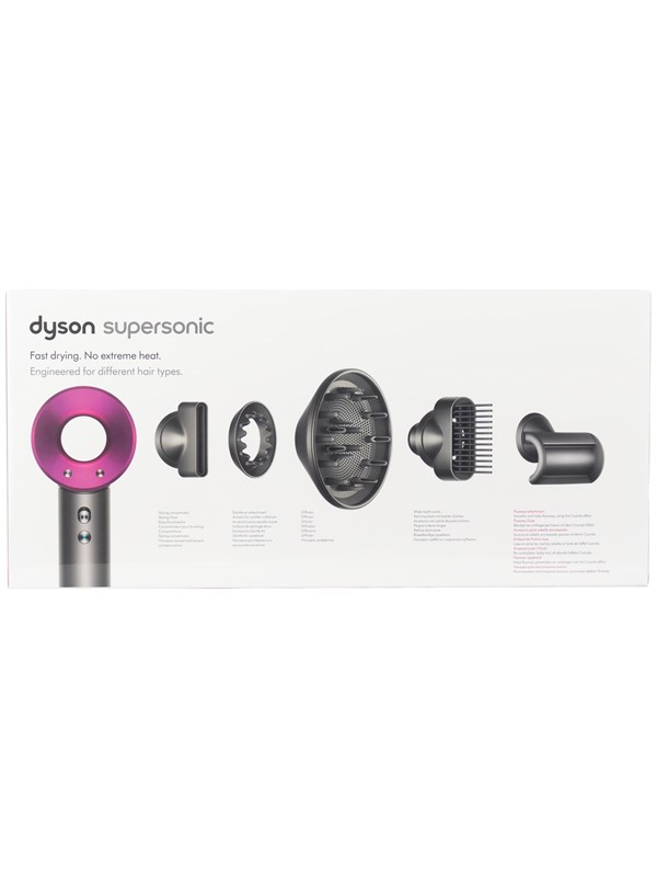 Dyson Hårtork Supersonic HD07 - Iron/Fuchsia