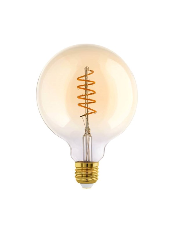 EGLO LED-glödlampa G125 Globe 4W/822 270 lumen clear E27