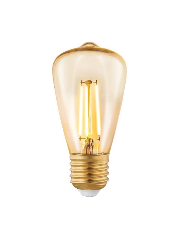 Produktfoto för Eglo - LED-glödlampa med filament - form: ST48 - E27 - 3.5 W (motsvarande 26 W) - klass G - varmt vitt ljus - 2200 K