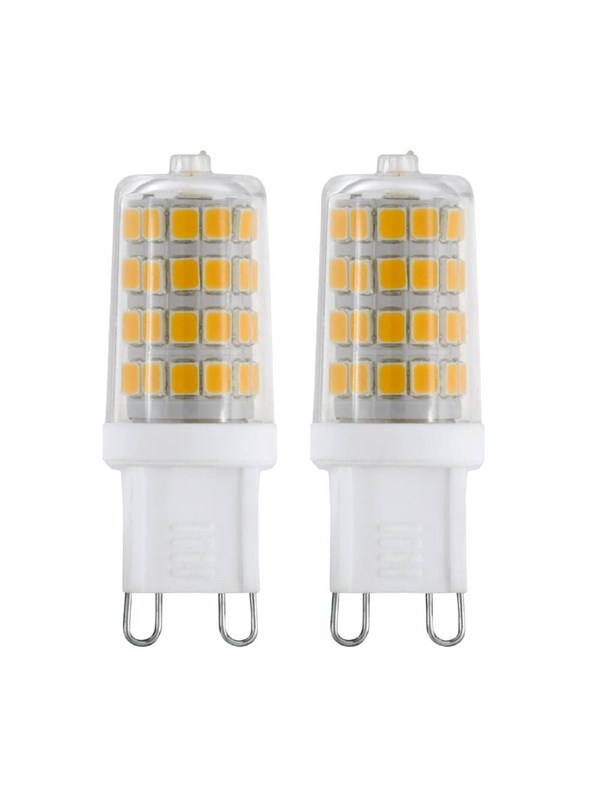 Produktfoto för EGLO LED-glödlampa SMD 3W 3000K 2 pcs. G9