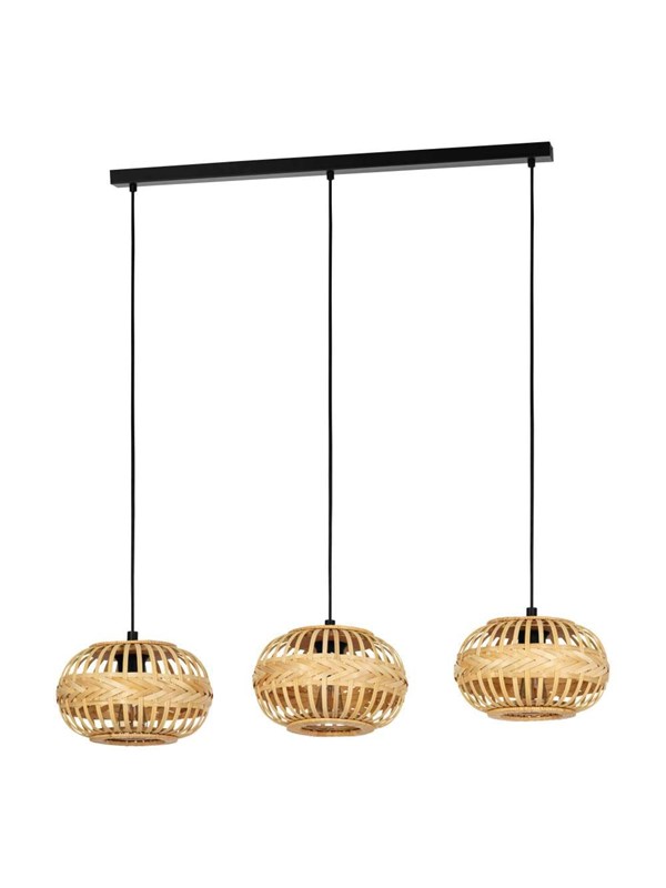 EGLO AMSFIELD 1 long table pendant natural
