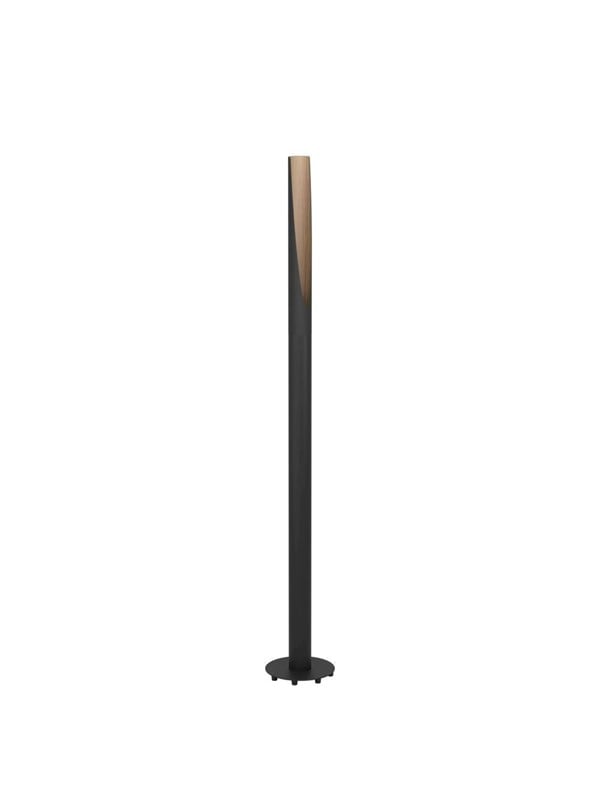 EGLO BARBOTTO floor lamp 3000K black/wood