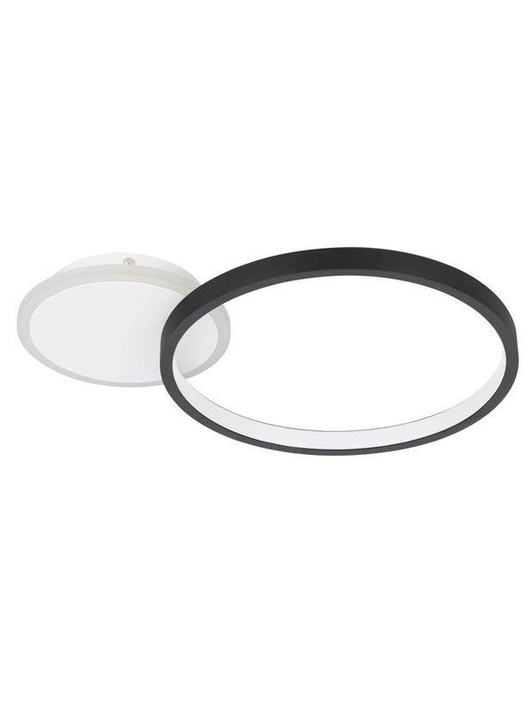 EGLO GAFARES ceiling lamp with remote control 450x290 mm 3000-6500K white/black