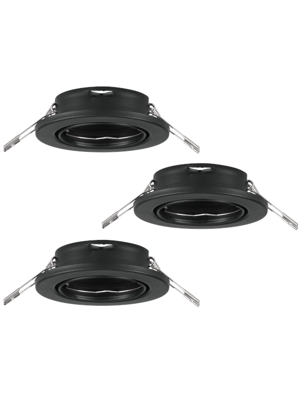 EGLO AGULO recessed spotlight black