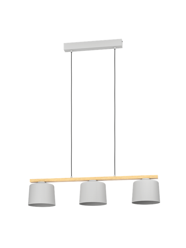 EGLO MARIEL long table pendant light grey/brown