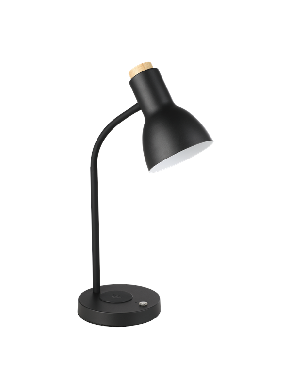 EGLO VERADAL-QI table lamp with touch black/wood
