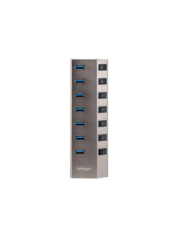 StarTech.com 5G7AIBS-USB-HUB-EU USB Hub - USB 3.2 - 7 porte - Grey