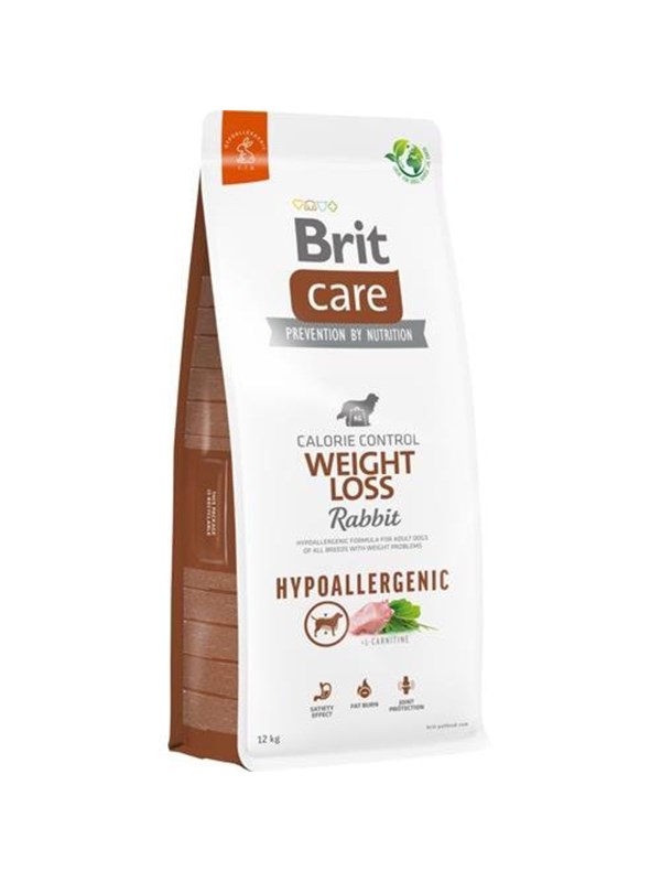 Brit Care Hypoallergenic Adult Weight Loss Rabbit - dry dog food - 12 kg
