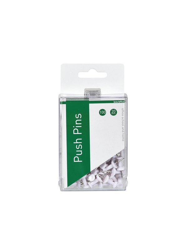 b.n.t/office Push Pins 100pcs White