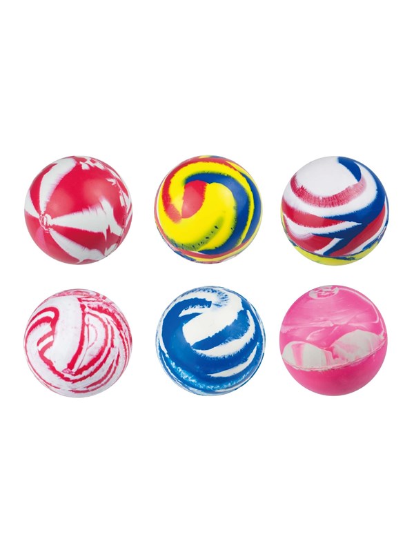 Happy Summer Bouncing balls 3.5cm 6pcs