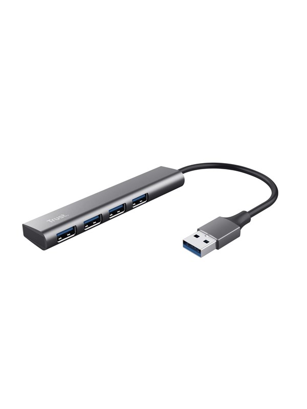 Trust Halyx 4 Port USB 3.2 Gen1 Hub USB Hub - 4 porte - Grey